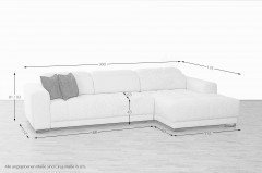 Bravery von Matex - Eckcouch rechts weiß