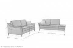 PP-LA22084 von Polipol - Polstergarnitur siena