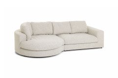 Giovani von Easy Sofa - Polstergarnitur links creme