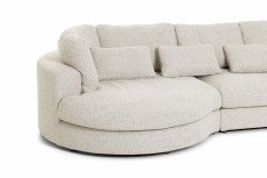 Giovani von Easy Sofa - Polstergarnitur links creme