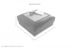 Hagerstown von Lascondo - Polsterecke Variante rechts anthrazit