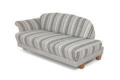 S440 Davos von Ponsel - Polsterduo beige-gestreift