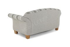 S440 Davos von Ponsel - Polsterduo beige-gestreift