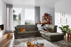 Nizza von Dietsch - Eckcouch Variante rechts olive