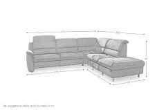 Nizza von Dietsch - Eckcouch Variante rechts olive