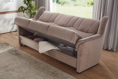 Valletta von Dietsch - Polstertrio cappuccino