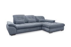 Rigatti-LE24 von Benformato - Ecksofa Ausführung rechts hellblau