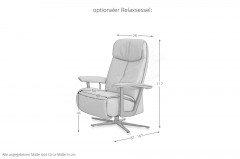 1468 von Himolla - Ecksofa Ausführung links ranger
