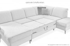 ZE-EM23048 von Zehdenick - Wohnlandschaft Variante rechts ecru