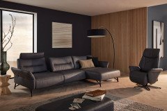 Pelippa von Himolla - Ledersofa rechts shark