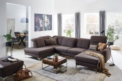 Toronto Lounge von Carina - Wohnlandschaft Variante links brown