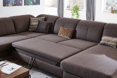 Toronto Lounge von Carina - Wohnlandschaft Variante links brown