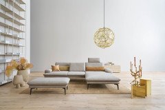 9455 von Himolla - Ledersofa rechts island