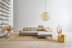 9455 von Himolla - Ledersofa rechts island