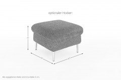 1207 von Carina - Polstersofa Ausführung rechts curcuma