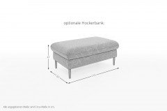 1207 von Carina - Polstersofa Ausführung rechts curcuma