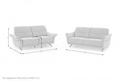 1208 von Carina - Polster-Duo nature