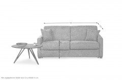 Alba von Matex - Schlafsofa braun