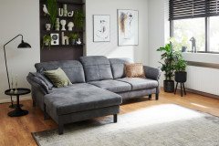 1212 von Carina - Polstersofa Variante links grey
