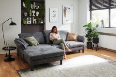 1212 von Carina - Polstersofa Variante links grey