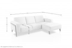 Starr von Exxpo - Eckgarnitur Variante rechts beige