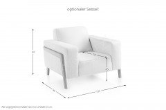 Starr von Exxpo - Eckgarnitur Variante rechts beige