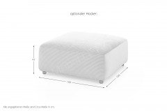 MR Lucia von Musterring - Polsterecke Variante links snow