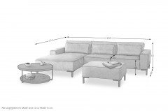 Kai von Matex - Polstergarnitur links grau