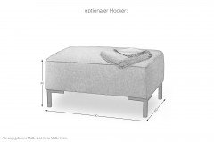 Kai von Matex - Polstergarnitur links grau