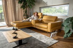 Asarina von ADA Mindful Living - Lederecke links maize-yellow