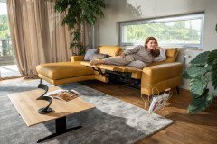 Asarina von ADA Mindful Living - Lederecke links maize-yellow