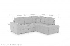 Heidelberg von Job - Ecksofa Ausführung rechts dunkelgrau