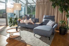 Salvia von ADA Mindful Living - Eckgarnitur rechts pastel-blue