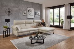 Monopoli von Polsteria - Polsterecke rechts creme