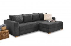 Kampen von Job - Ecksofa Ausführung rechts grau