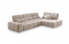 MR Marlo von Musterring - Eckcouch Variante rechts weiß