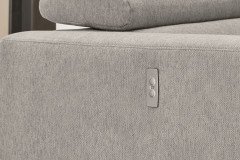 San Marino von Job - Ecksofa Ausführung rechts grau