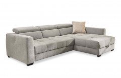 San Marino von Job - Ecksofa Ausführung rechts grau