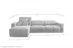 34000 Dwayne von Willi Schillig - Ecksofa Variante links light grey
