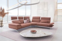 KOINOR Elements - Designersofa rechts rot