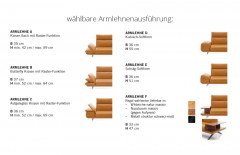 KOINOR Elements - Designersofa rechts rot