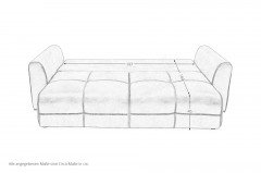 Dolan-Sleep von ED-Lifestyle - Schlafsofa anthrazit