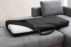 Freddy de Luxe von Nova Via - Eckcouch rechts stone