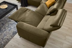 MR 260 von Musterring - Eckgarnitur links moos