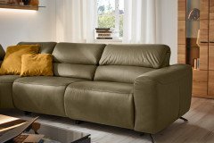 MR 260 von Musterring - Eckgarnitur links moos