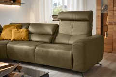 MR 260 von Musterring - Eckgarnitur links moos