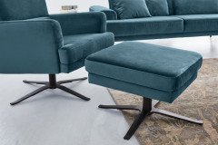 MR 4580 von Musterring - Polster-Duo blue-grey