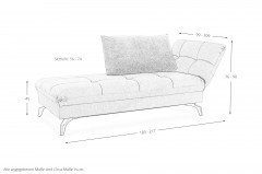 Gina von Bali - Recamiere in Mint