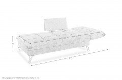 Gina von Bali - Recamiere in Mint