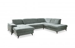 MP-IN24022 von Megapol - Wohnlandschaft Variante rechts steel